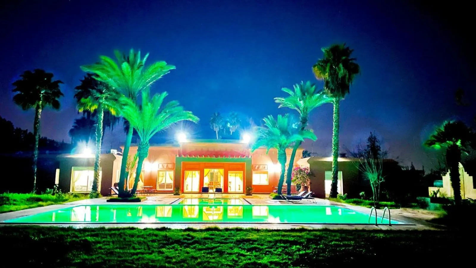 Villa Rayan Marrakech Secteur Palmeraie Dans Propriete De 2 Hectares Avec Jardin Arbres Fruitiers Marakéš