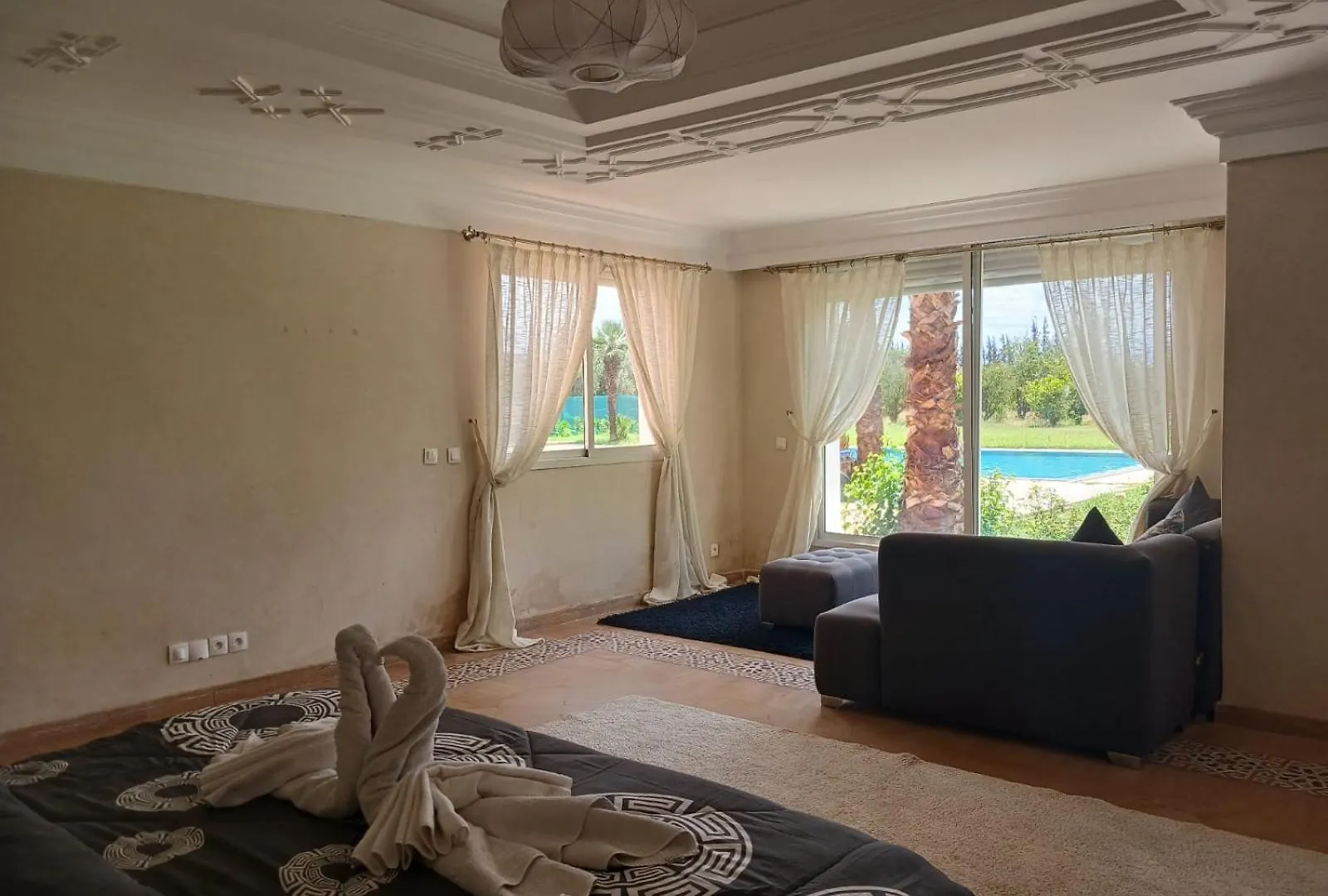 Villa Rayan Marrakech Secteur Palmeraie Dans Propriete De 2 Hectares Avec Jardin Arbres Fruitiers Marakéš
