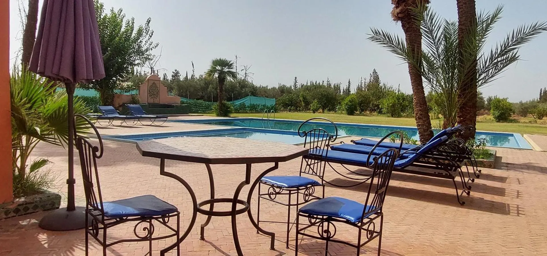 Villa Rayan Marrakech Secteur Palmeraie Dans Propriete De 2 Hectares Avec Jardin Arbres Fruitiers Marakéš