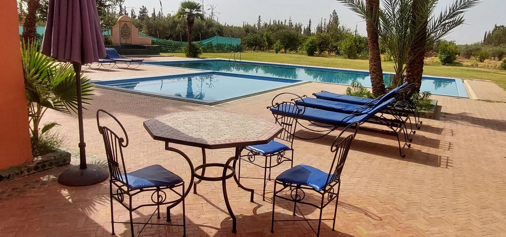 Villa Rayan Marrakech Secteur Palmeraie Dans Propriete De 2 Hectares Avec Jardin Arbres Fruitiers Marakéš Maroko