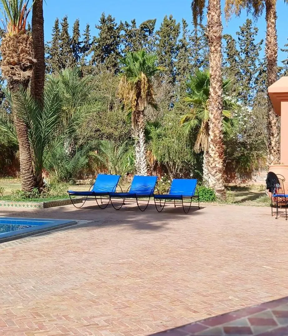 Villa Rayan Marrakech Secteur Palmeraie Dans Propriete De 2 Hectares Avec Jardin Arbres Fruitiers Marakéš