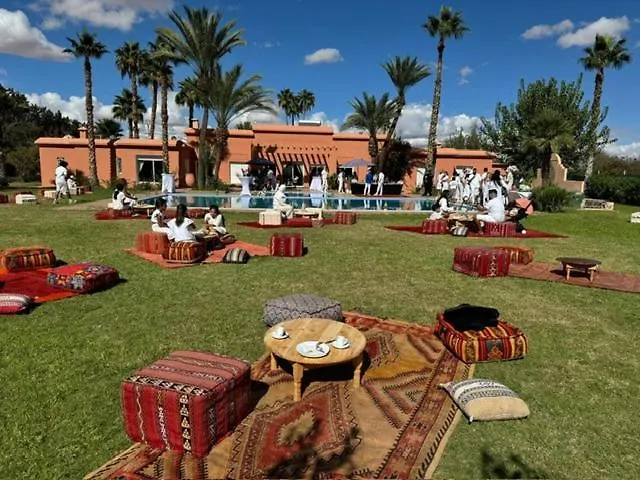 Villa Rayan Marrakech Secteur Palmeraie Dans Propriete De 2 Hectares Avec Jardin Arbres Fruitiers Marakéš Maroko